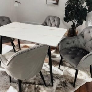EETTAFEL NEVADA BROWN EN CHAIR LINA