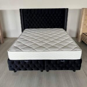 BOXSPRING BED DAGGERS ZWARTE KLEUR