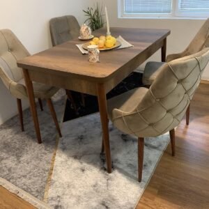 BAROQUE LUXE tafelset en stoel MODENA LUX beige