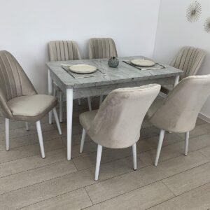 BELLA tafelset en stoel NEW YORK champagne