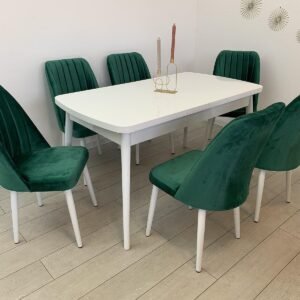 BIANCA Tafelset en Stoel NEW YORK Green