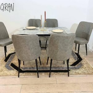 Dektafel Bonita en stoel Prima Grey