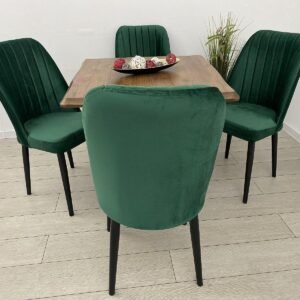 EMMY-TAFELSET EN STOEL NEW YORK GREEN