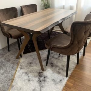 CAPRICE tafelset en stoel LORD LUX bruin