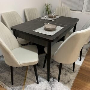 LOTUS LUXE tafelset en stoel NEW YORK champagne