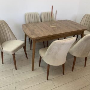 MARONE tafelset en stoel NEW YORK champagne