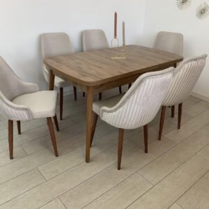 MARONE tafelset en tafel JANET beige