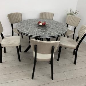 TAFELDEK OLIJF EN STOEL SEVILLA COLOR CREAM