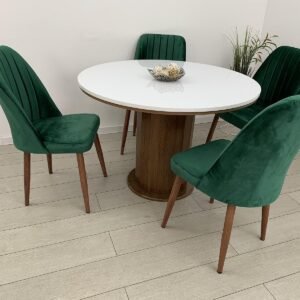 ROMEO TAFEL- EN STOELSET NEW YORK GROENE KLEUR