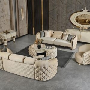 Set woonkamer set RIVA cream
