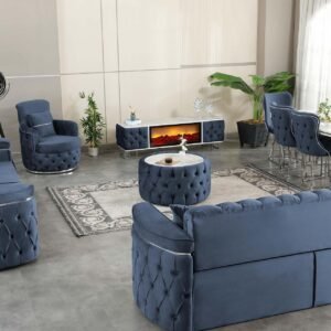 ROLEX Set - Luxe look in antracietkleur voor een stijlvol interieur.