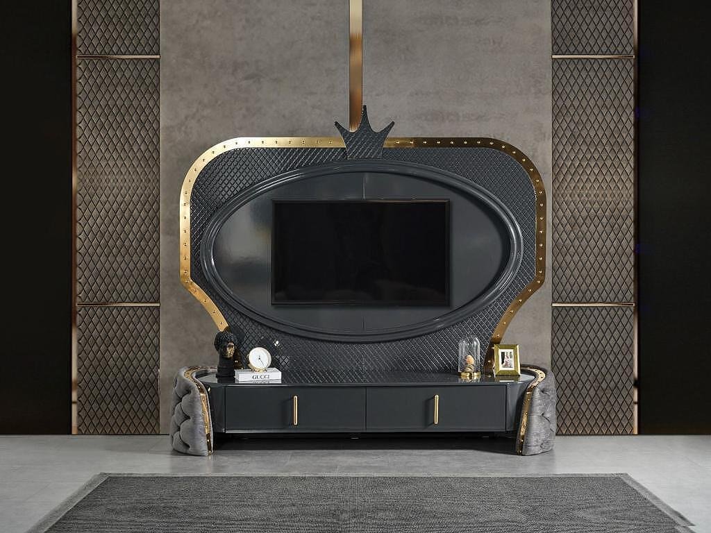 TV-kast RIVA grijs